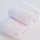 [TOWELS] "IRODORI" 1 BATH TOWEL AND 2 FACE TOWELS SET (PINK / WHITE) | IMABARI TOWELS