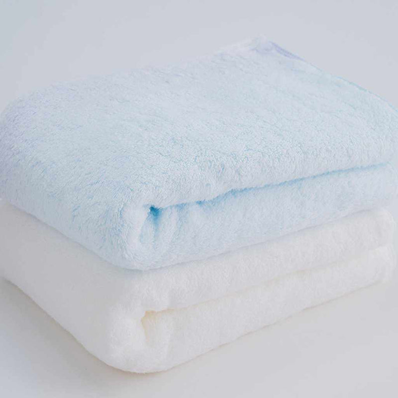 [ผ้าขนหนูผ้าเช็ดตัว] ซาล่า "ไอโรดรี" ชุดผ้าขนหนูชุด 2 (สีฟ้า/ขาว) | Imabari Toผ้าเช็ดตัว