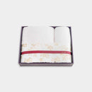 [ผ้าเช็ดตัว] "Irodori" ผ้าเช็ดตัวและผ้าขนหนูหน้า (สีชมพู / ขาว) | ผ้าเช็ดตัวอิมาบารี