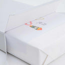 [TOWELS] "IRODORI" 2 BATH TOWELS AND 2 FACE TOWELS SET (BLUE / WHITE) | IMABARI TOWELS