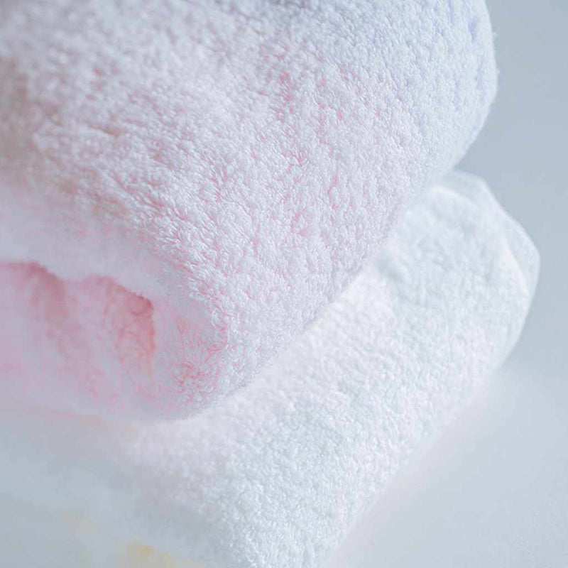 [수건] 살 라 라 '아이 로 도리' 목욕 수건 과 수건 세트 (파란색 / 흰색) | Imabari 수건
