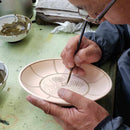 [LARGE PLATE (PLATTER)] SATSUKI 15CM PLATE MOEGI | HAYASHIKURO KILN | OLD IMARI-ARITA WARES