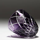 [SAKE GLASS] GUINOMI KIKU YARAI (PURPLE) | KIRIKO