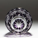[SAKE GLASS] GUINOMI KIKU SHIPPO (PURPLE) | KIRIKO