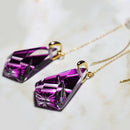 [PIERCED EARRINGS] AMERICAN PIERCED EARRINGS -seika- (GOLD PURPLE) 2 PIECES | KIRIKO | RINZEN