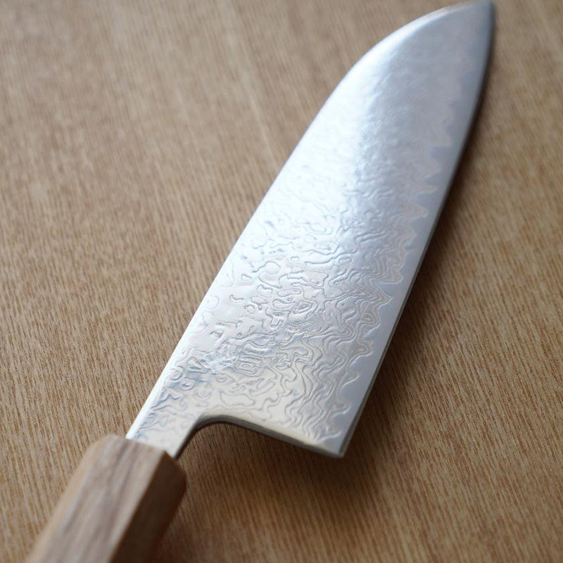 [Kitchen (Chef) Knife] V10 Damascus, 31 Layers Oak Octagonal Handle 170 | เป็นต้นฉบับ