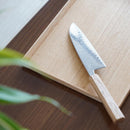 [KITCHEN (CHEF) KNIFE] V10 DAMASCUS, 31 LAYERS OAK OCTAGONAL HANDLE 170 | BECOS ORIGINAL