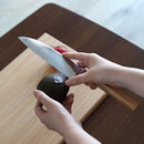 [KITCHEN (CHEF) KNIFE] V10 DAMASCUS, 31 LAYERS OAK OCTAGONAL HANDLE 170 | BECOS ORIGINAL