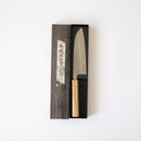 [KITCHEN (CHEF) KNIFE] AUS10 HAMMERED DAMASCUS OAK OCTAGONAL HANDLE 170 | BECOS ORIGINAL