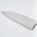 [KITCHEN (CHEF) KNIFE] V10 DAMASCUS, 31 LAYERS INDIGO-DYED BLUE OCTAGONAL OAK HANDLE | BECOS ORIGINAL