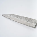 [KITCHEN (CHEF) KNIFE] AUS10 DAMASCUS INDIGO-DYED BLUE OCTAGONAL OAK HANDLE | BECOS ORIGINAL