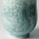 [일본 차 컵] 꽃 크리스탈 (녹차) 유노미 (2 피스 세트) | 교토 키요 미즈 상품