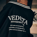 [GOWN KIMONO] LIFE GOES OFF (BLACK) | HAORI | VEDUTA