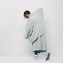 [JACKET & WIDE PANTS KIMONO] LIFE GOES OFF (GRAY) | HAORI & HAKAMA | VEDUTA