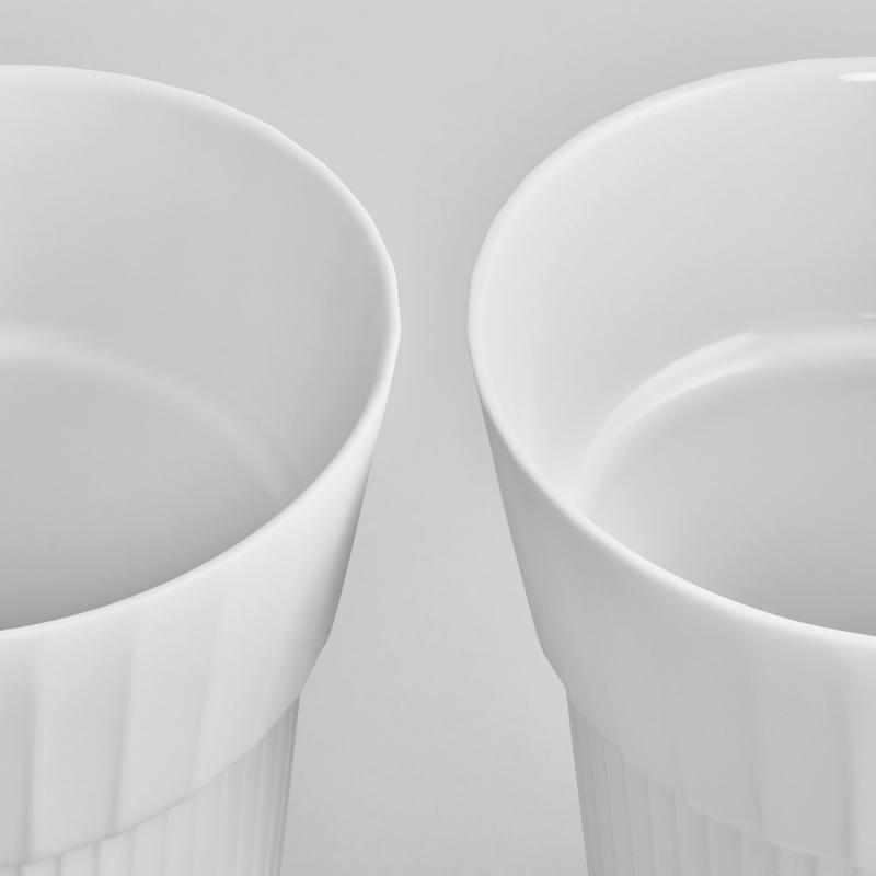 [แก้ว (ถ้วย)] ถ้วยมันวาวเล็ก ๆ สีขาว | Utsuà | Imari-Arita Wares
