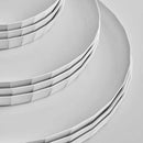 [LARGE PLATE (PLATTER)] PLATE 9-PIECE SET MATT WHITE | UTSUÀ | IMARI-ARITA WARES