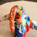 [FUROSHIKI] HANA (PLAIN WEAVE 96CM) | DYEING | ASAKURA SENPU