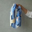 [FUROSHIKI] TSURU KASUMI TAZUKASUMI (CREPE 96CM) | DYEING | ASAKURA SENPU