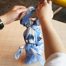 [FUROSHIKI] TSURU KASUMI TAZUKASUMI (CREPE 96CM) | DYEING | ASAKURA SENPU