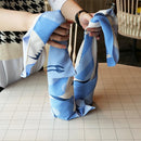 [FUROSHIKI] TSURU KASUMI TAZUKASUMI (CREPE 96CM) | DYEING | ASAKURA SENPU