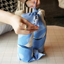 [FUROSHIKI] TSURU KASUMI TAZUKASUMI (CREPE 96CM) | DYEING | ASAKURA SENPU