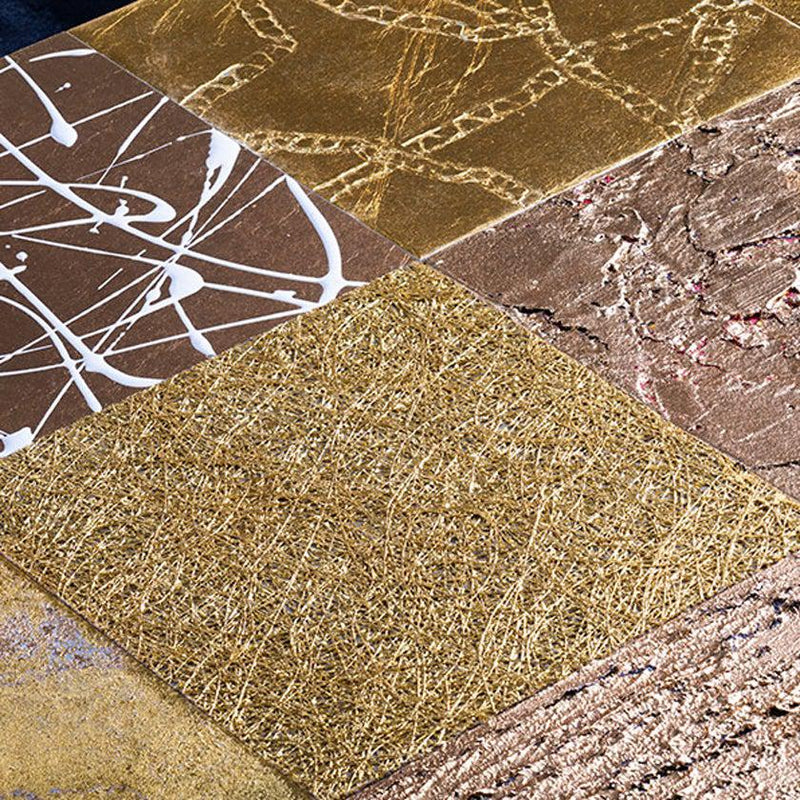 [벽 장식 (벽 아트)] Luxe Brown (M, L) | 하쿠이치 | 가나자와 골드 잎