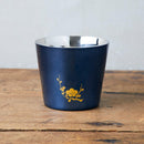 [Cup] Kaga Shikisai Deep Blue | Kanazawa Gold Leaf | ฮูคุอิจิ