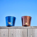 [Cup] Kaga Shikisai Deep Blue | Kanazawa Gold Leaf | ฮูคุอิจิ