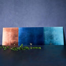 [Table Mat] Kaga Shikisai Deep Blue | Kanazawa Gold Leaf | ฮูคุอิจิ