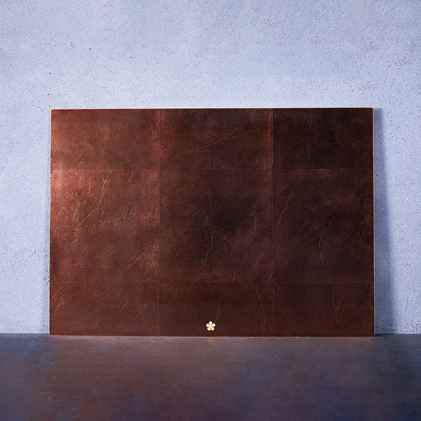 [Table Mat] Kaga Shikisai Sepia | Kanazawa Gold Leaf | ฮูคุอิจิ
