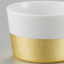 [BOWL] FOIL KOMON ASANOHA DISH | KANAZAWA GOLD LEAF | HAKUICHI