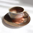 [MUG (CUP)] COFFEE CUP & SAUCER SET | BIZEN WARES| NAOTO TSUNEKI