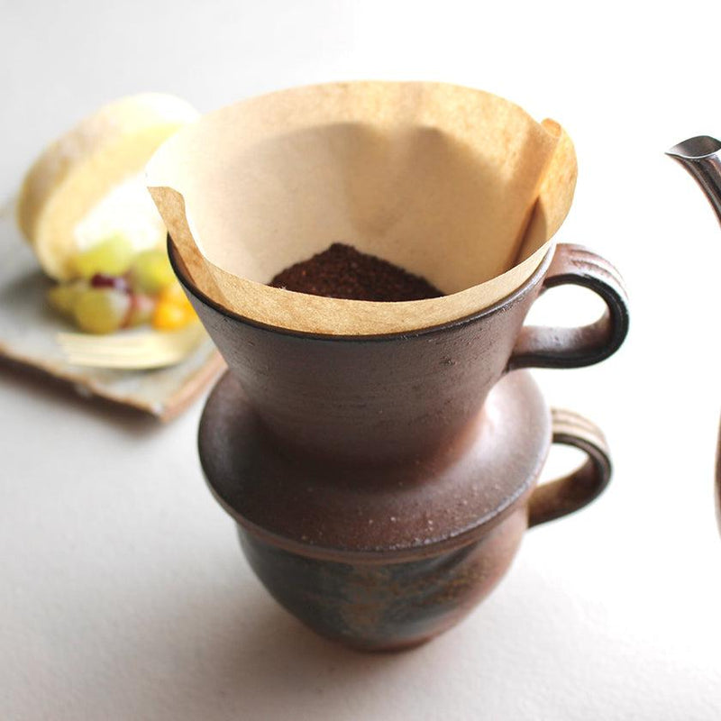 [커피 드립 세트] 컵 및 접시, 드리퍼 | Bizen Wares | Naoto Tsuneki
