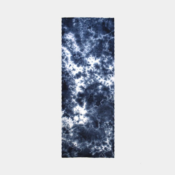 [TOWELS] TENUGUI BASKET-DYED SHIBORI (BLUE) WITH PAPER BOX | KYOTO KANOKO SHIBORI| YOAKE