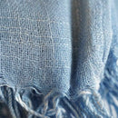 [SCARF] HAND-DYED STALL WITH NATURAL PASTELS | INDIGO DYEING| INDIGO KESENNUMA