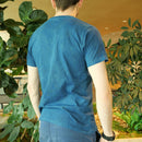[T-SHIRT] NATURAL INDIGO (ONE-COLOR DYEING)  | INDIGO DYEING| INDIGO KESENNUMA