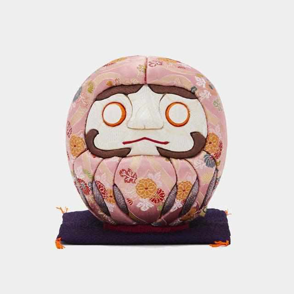 [Daruma (ตุ๊กตา)] Edo Daruma (ใหญ่) Nishijin Pink | ตุ๊กตาศิลปะเอโดะ