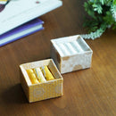 [보석 케이스] Ajiro 링 케이스 (노란색) | 에도 아트 인형