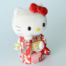 [BECKONING (LUCKY) CAT] HELLO KITTY (RED) | EDO ART DOLLS | KAKINUMA DOLLS