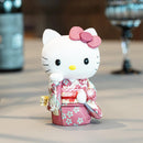 [BECKONING (LUCKY) CAT] HELLO KITTY (PURPLE) | EDO ART DOLLS | KAKINUMA DOLLS