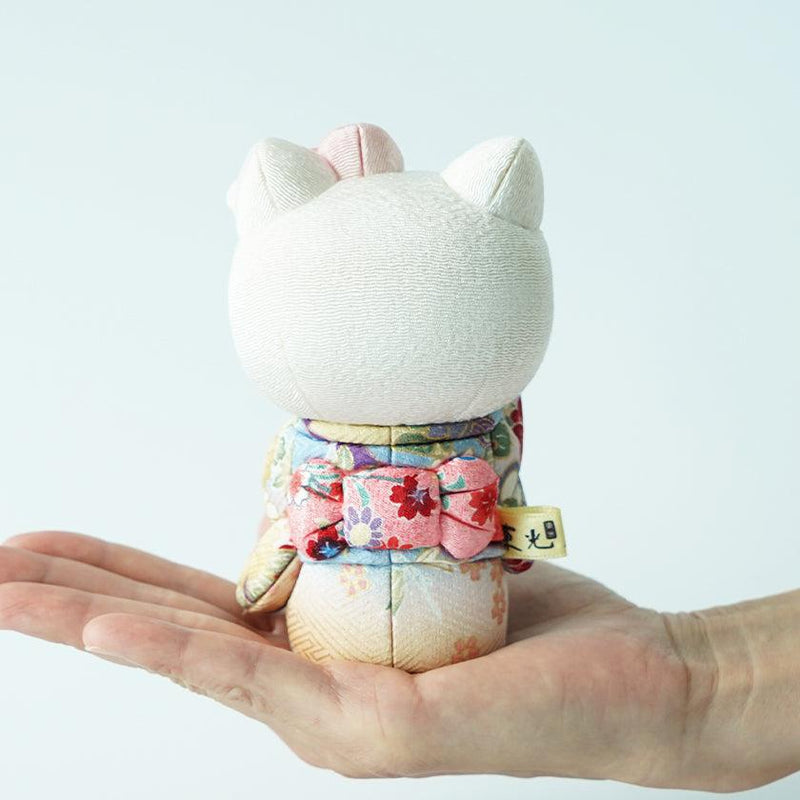 [Beckoning (Lucky) Cat] Hello Kitty (Pink) | Edo Art Dolls | ตุ๊กตา Kakinuma