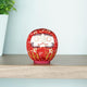 [daruma（娃娃）]江戶daruma chirimen紅色（S）|江戶藝術娃娃| kakinuma娃娃
