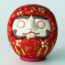 [DARUMA (DOLL)] EDO DARUMA CHIRIMEN RED (S) | EDO ART DOLLS | KAKINUMA DOLLS