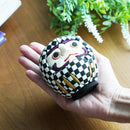 [DARUMA (DOLL)] EDO DARUMA CHECKERED PATTERN (S) | EDO ART DOLLS | KAKINUMA DOLLS