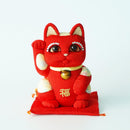 [BECKONING (Lucky) 고양이] Maneki Neko Feng Shui DX Red (M) | 에도 아트 인형