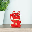 [BECKONING (Lucky) 고양이] Maneki Neko Feng Shui DX Red (M) | 에도 아트 인형