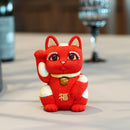 [BECKONING (Lucky) 고양이] Maneki Neko Feng Shui DX Red (M) | 에도 아트 인형