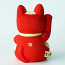 [BECKONING (Lucky) 고양이] Maneki Neko Feng Shui DX Red (M) | 에도 아트 인형