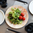 [LARGE PLATE (PLATTER)] PLATE (HANA CLOISONNE) BEIGE & BLACK 2-PIECE SET | NISHIJIN TEXTILES | RE:NISTA