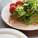 [LARGE PLATE (PLATTER)] PLATE (HANA CLOISONNE) BEIGE & BLACK 2-PIECE SET | NISHIJIN TEXTILES | RE:NISTA